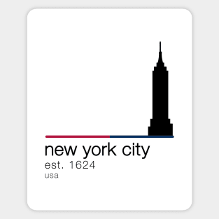 New York City Empire State Sticker